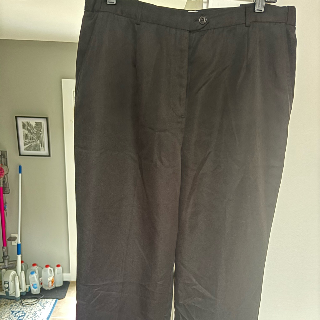 Togshop Ladies Polyester Black Pants